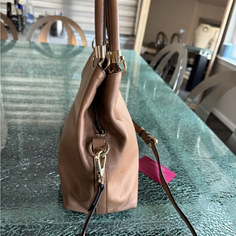Vince Camuto Classic Convertible Tote Bag in‎ Brown